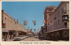 "The Friendly City" - Central Avenue Winter Haven, FL Postcard Postcard Postcard