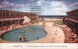 Monaco Luxury Resort Motel Postcard