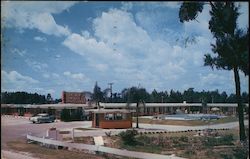 Texan Motel & Restaurant Postcard