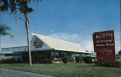 Mel-O-Dee Restaurant & Fountain Postcard