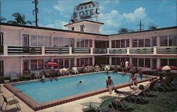 The Beach Motel Postcard