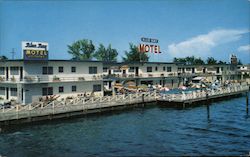 Magnificent Blue Bay Motel and Cocktail Lounge Miami Beach, FL Postcard Postcard Postcard