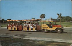 Sightseeing Trains-"The way to see St. Augustine" Florida Postcard Postcard Postcard
