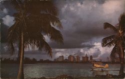 Across Biscayne Bay Miami, FL Postcard Postcard Postcard