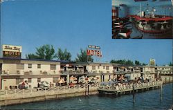 Magnificent Blue Bay Motel and Cocktail Lounge Postcard