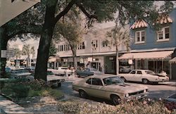 Park Avenue in Winter Park, Florida Postcard