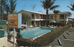 Sunset Motel-Apartments Pompano Beach, FL Postcard Postcard Postcard