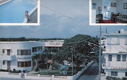 Caribean Resort on Hollywood Beach Florida Postcard Postcard Postcard