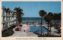 One of the Luxurious Motels on the Atlantic Ocean Miami, FL Postcard Postcard Postcard