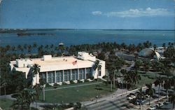 The Miami Memorial Public Library and Bandshell Florida Postcard Postcard Postcard