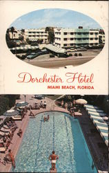Dorchester Hotel Miami Beach, Florida Postcard
