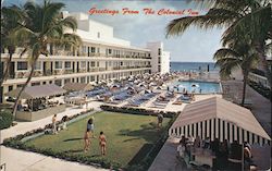Greetings From the Colonial Inn- No Other Place Like It! Oceanfront at 181st Street Miami Beach, FL Postcard Postcard Postcard