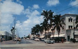 Delrey Beach, Florida- Looking west on Atlantic Avenue Delray Beach, FL Postcard Postcard Postcard