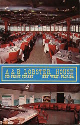 A & B Lobster House 700 Front St., Key West, Fla. Florida Postcard Postcard Postcard