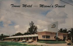 Towne Motel-Miami's Finest Postcard