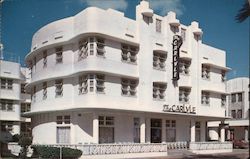 The Carlyle Miami Beach Florida - Art Deco Architecture Postcard