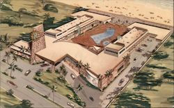 The Aztec Motel Postcard