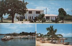 Rock Reef Resort at Key Largo on the Florida Keys "on the Intracoastal Waterway" Postcard