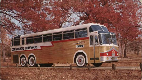 Continental Trailways Buses