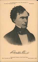 Franklin Pierce Large Format Postcard