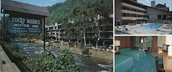 Rocky Waters Motor Inn in the Great Smokies Large Format Postcard