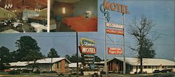 Skyview Motel Large Format Postcard