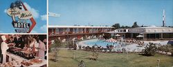 Trade Winds Motor Hotel and Restaurant Large Format Postcard
