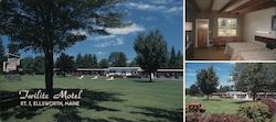 Twilite Motel, Rt. 1, Ellsworth, Maine Large Format Postcard