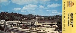 Carmel Hill Motor Lodge Monterey, CA Large Format Postcard Large Format Postcard Large Format Postcard