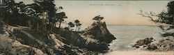Midway Point, Monterey, Cal. Large Format Postcard