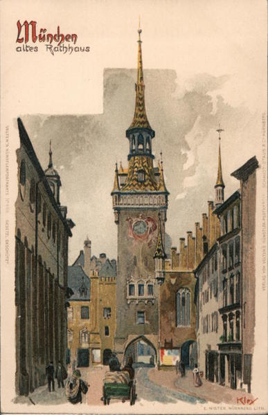 Munchen altes Rathhaus Munich Germany