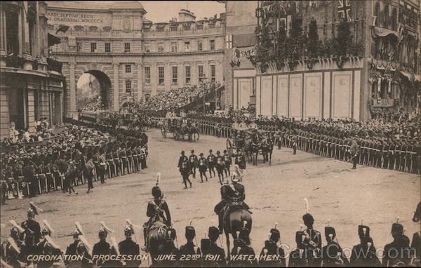 Coronation Procession June 22nd 1911 Watermen UK