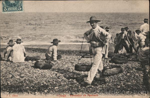 Malaga - Vendedor de Pascado Spain