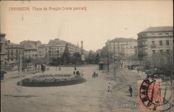 Saragossa - Plaza de Aragón Spain