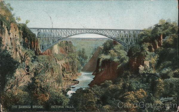The Zambesi Bridge, Victori falls Zambia South Africa