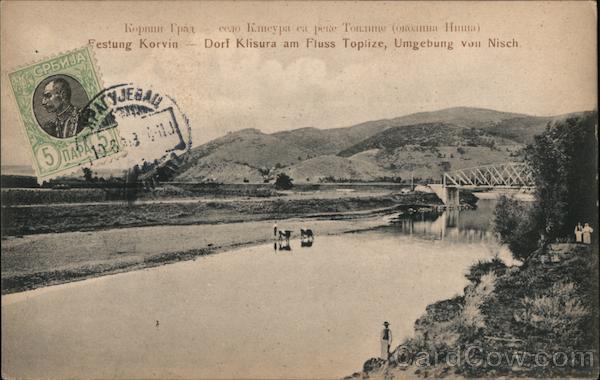 Village Klisura on the River Toplice near Niš Serbia