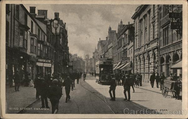 Wind Street, Swansea Wales