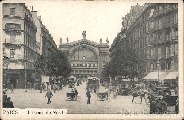 La Gare du Nord Paris France