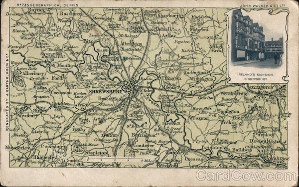 Shrewsbury map England