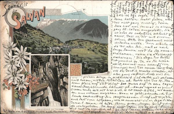 Souvenir de Salvan Switzerland