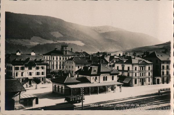 Fleurier Station Switzerland