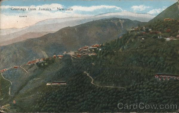 Aerial View of Town Newcastle Jamaica
