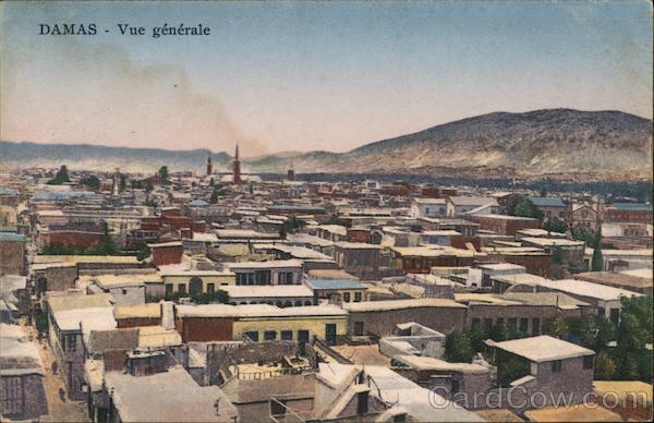 DAMAS - Vue generale Syria Middle East