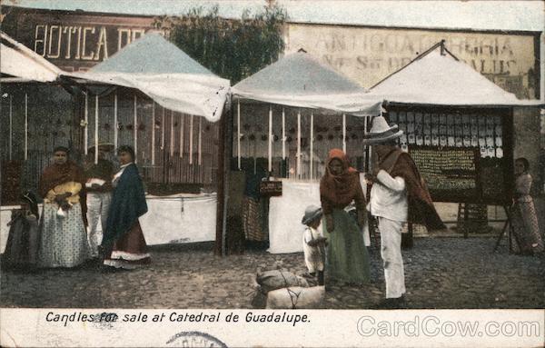 Candles fo rSale at Catedral de Guadalupe Mexico City