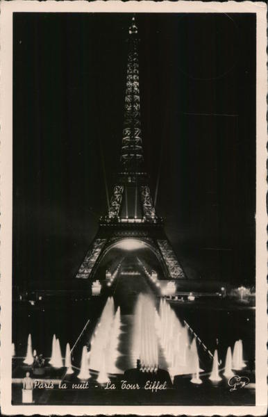 Paris la nuit - La Tour Eiffel France