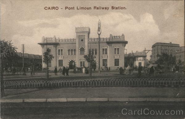 Pont Limoun Railway Station Cairo Egypt Africa