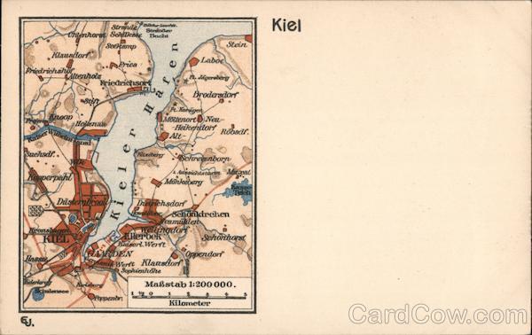 Map of Kiel Germany