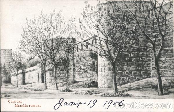 Cordoba. Muralla romana Spain