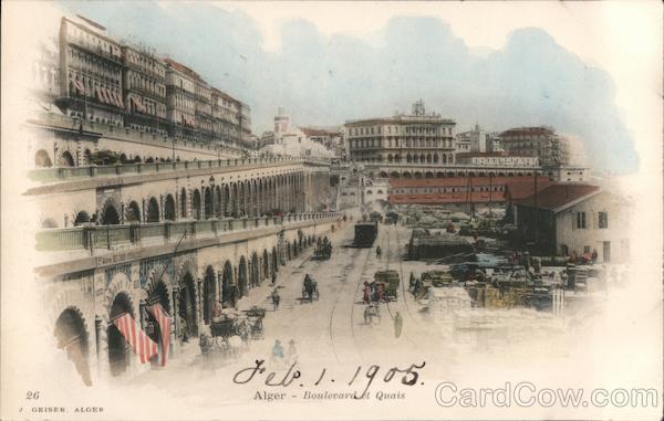 Boulevard et Quais Algiers Algeria Africa