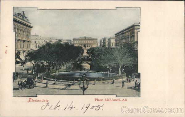 Place Mehemed-Ali Alexandria Egypt Africa